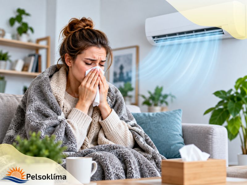 A nem megfelelően karbantartott légkondicionáló klíma fertőzést okozhat.