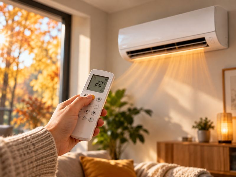 Klímával fűteni ősszel akkor kényelmes, ha a hőmérsékletet a lakás adottságaihoz igazítja. Képaláírás másolása