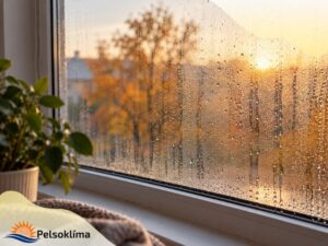 A hideg üvegen kicsapódó nedvesség ellen a párátlanítás klímával jelenthet gyors és hatékony segítséget.
